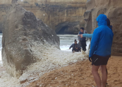 Foam at Loch Ard Gorge beach