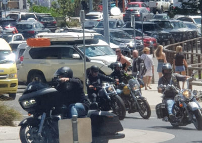 Bikers along the Great Ocean road