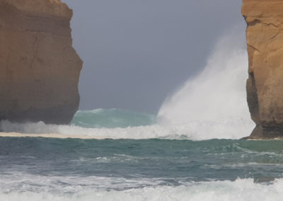 Large waves at Great Ocean road