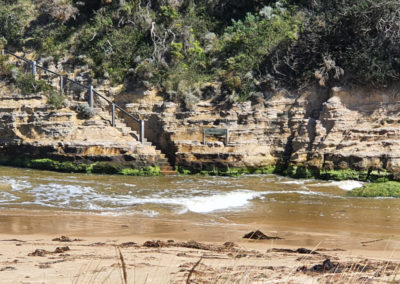 Steps at Port Campbell Beach