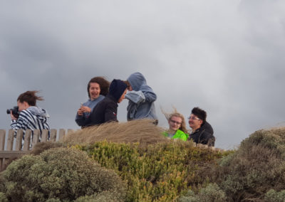 Blowing a gale along the Great Ocean Road