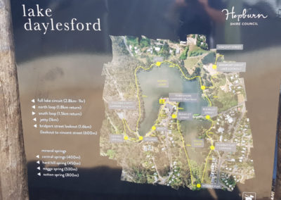 Map of Lake Daylesford