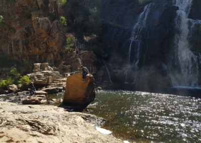 sitting on rock Grampians
