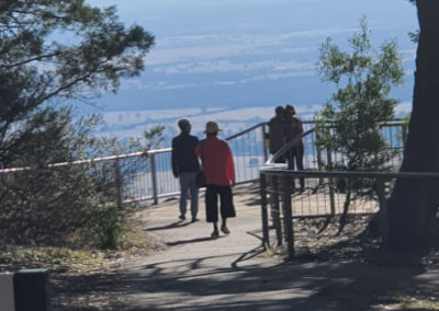 The lookout at the Grampians