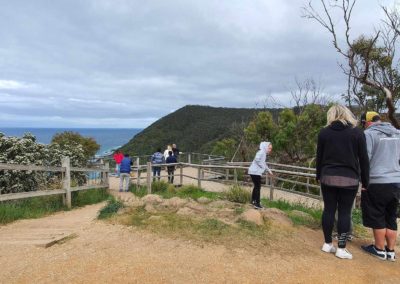 Teddy's lookout enjoying view