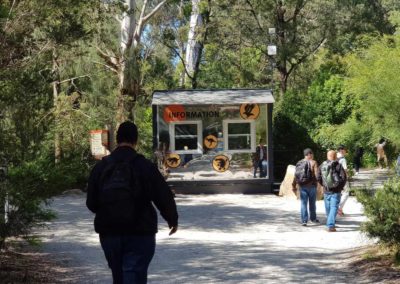 Information centre at Healesville wildlife sanctuary