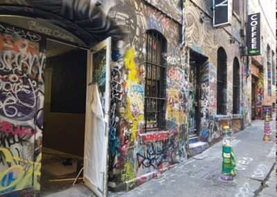 Street art Melbourne Victoria Australia