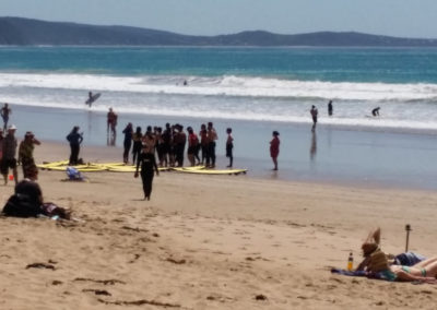 Surf lesson at Lorne