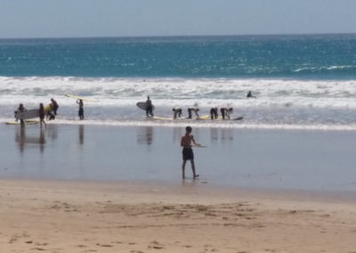 Surf lesson at Lorne