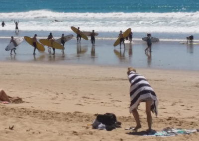 Surf lesson at Lorne