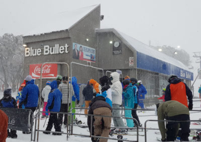 Lift station on Burke street Mt Buller