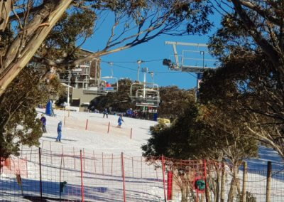 Ski lifts at Mt Buller