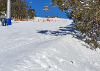 empty slope on mt Buller
