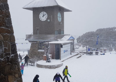 Clock tower at Mt Buller Victoria Australia