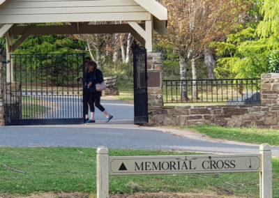 Gate at Mt Macedon Memorial Cross