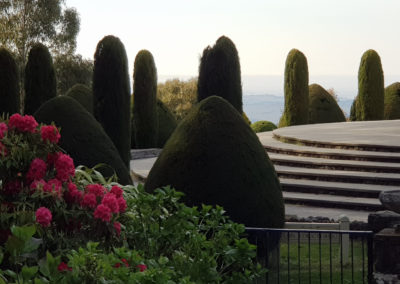 view from Mt Macedon memorial cross