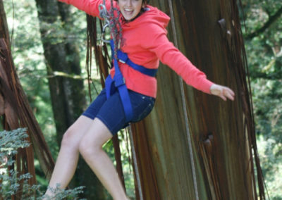 No hands on the Otway Fly zipline
