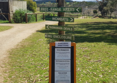 Directions to australian animals at Phillip Island wildlife park
