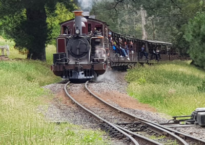 Puffing billy train