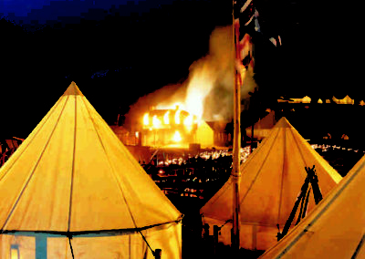 Light show Sovereign Hill