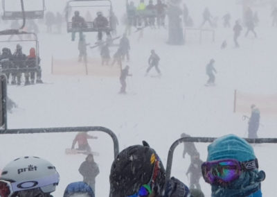 Busy cold day at Mt Buller