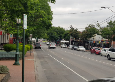 Healesville main road Yarra Valley