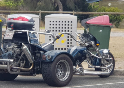 Tribike ride from Port Campbell
