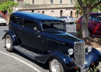 Vintage car in Country Victoria