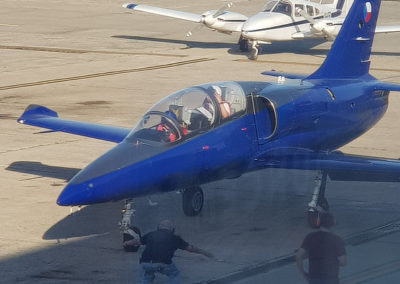 Private jet at Essendon airport