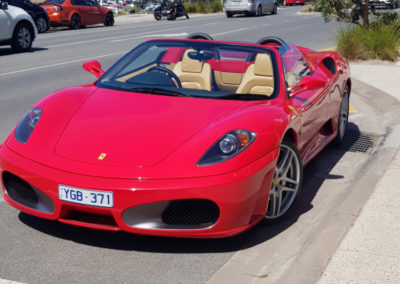 Sport car at Lorne Great Ocean Road