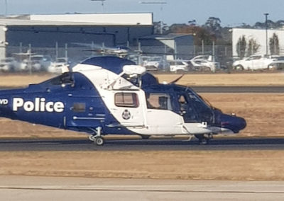 Police helicopter