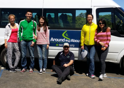 Around And About vehicle on tour