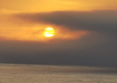 Great sunrise on Great Ocena road tour