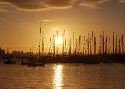 Sunset over Melbourne