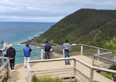 Great view of Great Ocean Road from Lorne lookout