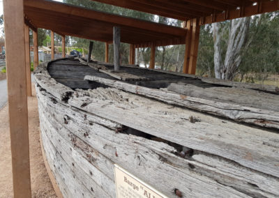 Barge at Echuca tour