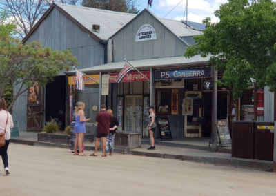 Booking office for paddle steamers