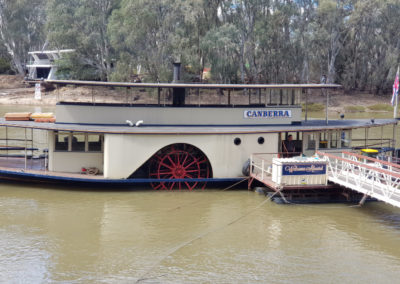 Canberra Paddle steamer