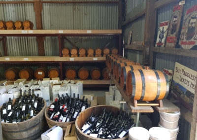 Cheap wine at Echuca