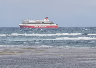 Spirit of Tasmania Ferry at port Phillip Heads