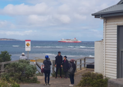 Spirit of Tasmania Ferry at port Phillip Heads