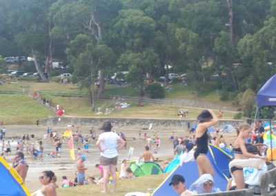 Lorne Beach is busy place