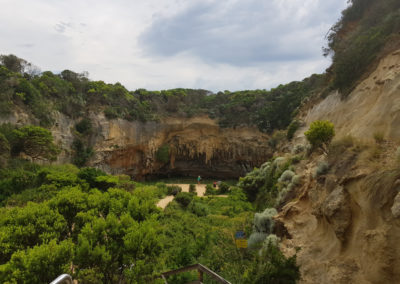Loch Ard Gorge view from steps