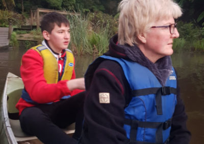 Paddling on Lake Elizabeth