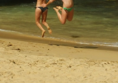 Having fun on the Beach Great Ocean Road