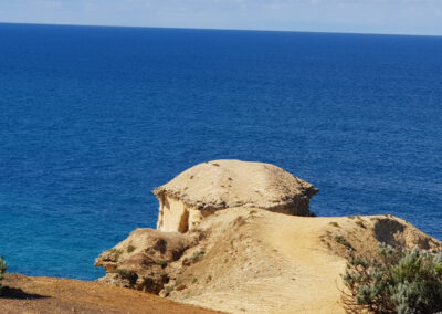 Looking out to sea at 12 Apostles