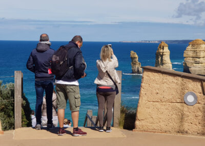 steps to lower level at 12 Apostles