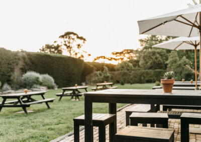 yarra valley gourmet outdoor seating